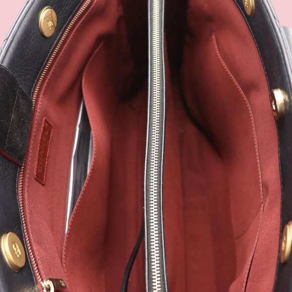 Chanel Black Calfskin Stitched Archi Chic Large Shopping Tote - Picture 8 of 12